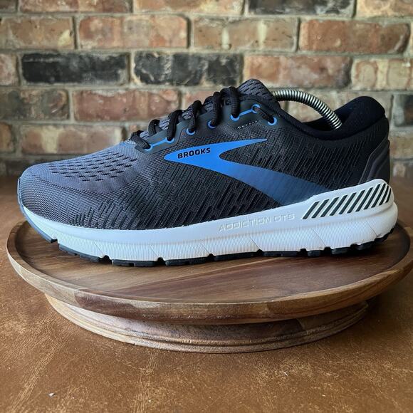 Brooks Addiction GTS 15 Supportive Mens 10.5 Black Blue Running Sneakers Shoes main image 16